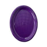 PLATO OVAL PURPURA X5